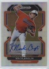 2022 Panini Prizm Draft Picks Silver Prizm Auto Mack Anglin #PDP205 Auto un2