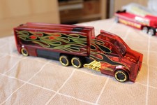 Hot Wheels 2008 Matchbox Convoy US Truck Container, 3089EA, ~1/64 transpar.rot