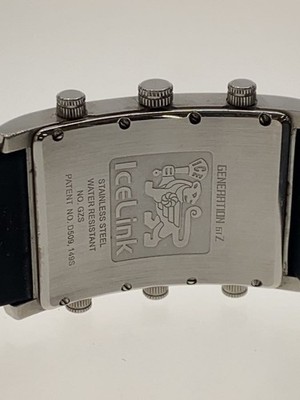 稼動 付属品完備 ICE LINK 4time ZONE 腕時計 ICELINK アイスリンク ジェネレーション 4タイムゾーン クォーツ 4