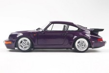 SOLIDO PORSCHE 911 (964) TURBO VIOLET BLUE METALLIC 1990 1/18 DIECAST MODEL CAR