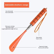 Stretchable Long Shoe horns 30cm-71cm Metal Shoehorn pregnant woman elderly Shoe