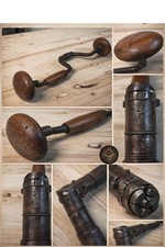 Trapano a mano vintage Made in Italy anni 50/60 trapano manuale d’epoca