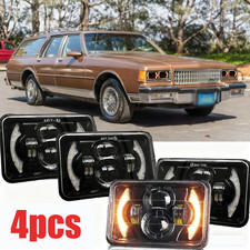 4pcs 4x6 Led Headlights Sealed Hilo Beam Wdrl For Chevrolet Caprice 1977-1986 4pcs 4x6 Led Headlights Sealed Hilo Beam Wdrl For Chevrolet Caprice 1977-1986