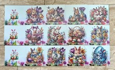 Diamond Painting Kit Grußkarten Ostern zum selber basteln 12 Stück mit Umschlag