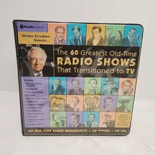 WALTER CRONKITE: 60 Greatest Old-Time Radio Shows of the 20th Century 30 CDs EUC