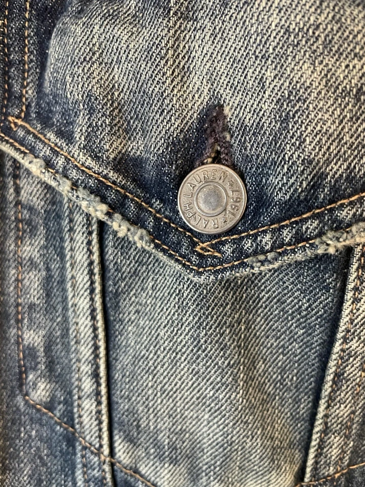 Polo Ralph Lauren Мужская джинсовая куртка, размер XXL - Изображение 4 из 4