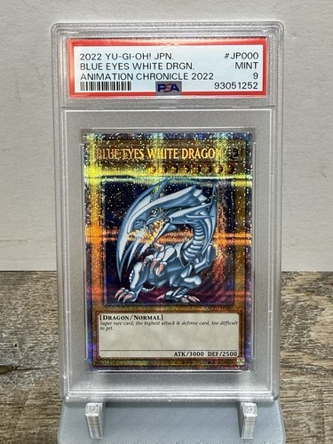 PSA 9 2022 BLUE EYES WHITE DRGN. #JP000 ANIMATION CHRONICLE 2022 YU-GI-OH!