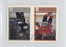 1989-90 O-Pee-Chee Album Stickers Dave Manson Mike Krushelnyski #13-153 0a4