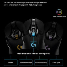 Logitech G903 HERO LIGHTSPEED Wireless Gaming Mouse with 25K Sensor Esports Mice — image 21