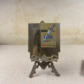Zelda II The Adventure of Link NES Caja Cartucho Dorado Caja Manual