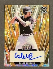 CALEB BONEMER Leaf Metal Superfractor 1/1 Auto