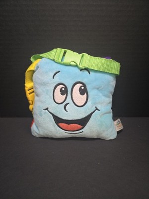 Buckle Toys Bubbles Square Plush Activity Numbers Zipper Pocket Travel 12m+ B7