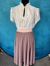 Vintage Dress With Lace Detail