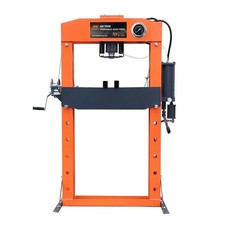 Hydraulic Shop Press 50 Ton Fully Welded Frame Oil Gauge Safety Valve
