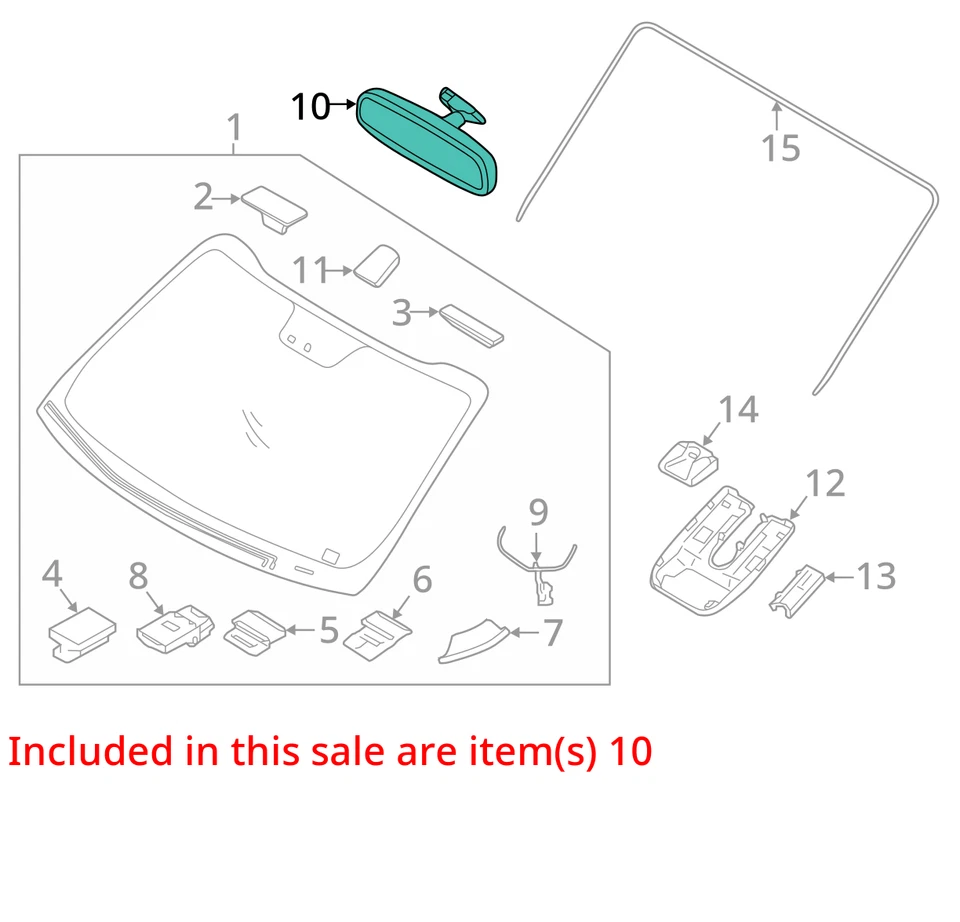 Espejo retrovisor 17 2018 19 20 21 22 Kia Forte sin telemática Foto 3 de 4