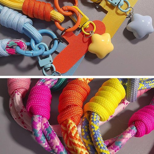 Wrist Strap Woven Thumb Strap Adjustable Short Hand Rope for Outdoor Travel - Photo 7 sur 14