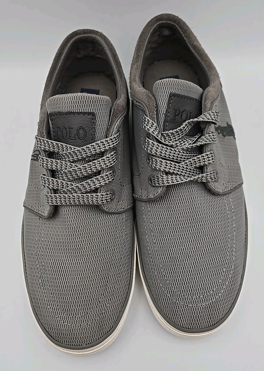 PONY POLO RALPH LAUREN Faxon scarpe basse stringate tessuto rete sport scamosciate uomo 9 5D