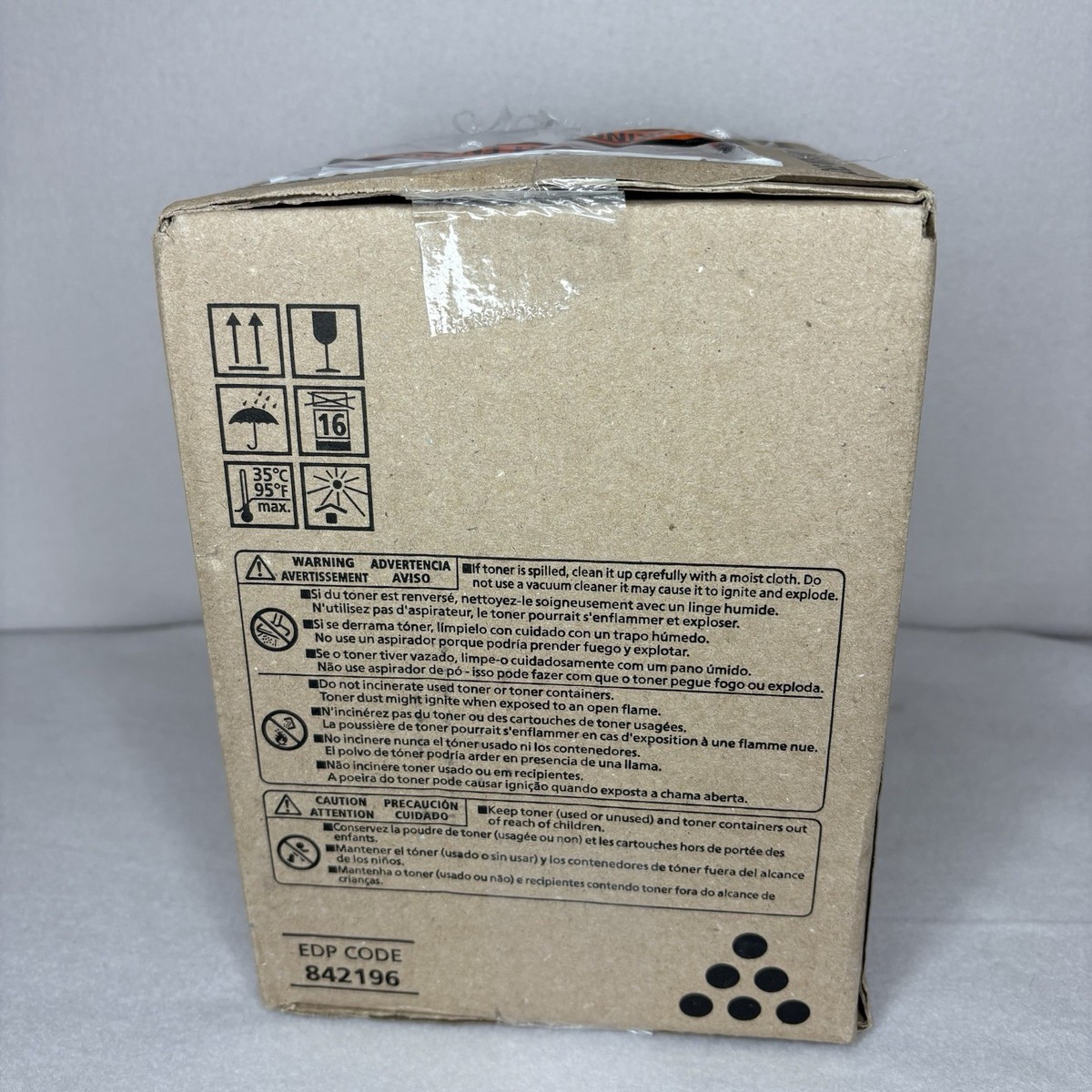 Genuine Ricoh MP C8003 Black Toner Cartridge *Open Box* 842196