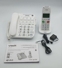 VTech SN5147 Amplified Corded/Cordless Senior Phone with Answering Machine Used
