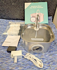 NEW Cat or Dog Water Fountain Stainless Steel 2.2L/74oz S1-6