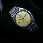 Vintage 1986 Seiko 5 Automatic 7009-3070 Day Date Stainless Steel Japan Watch