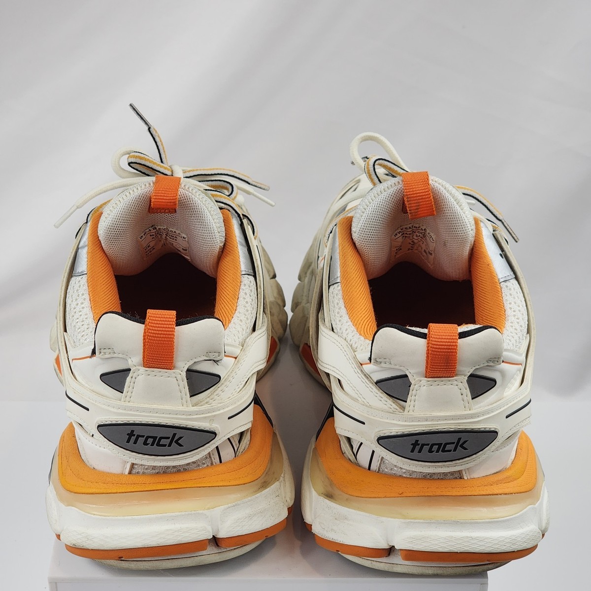 Balenciaga Track Sneaker Mens Size 6 US 39 EU White Orange