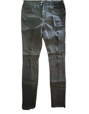 Women  s Levi  s 720 High Rise Super Skinny Jeans Black Size 29 Distressed Denim