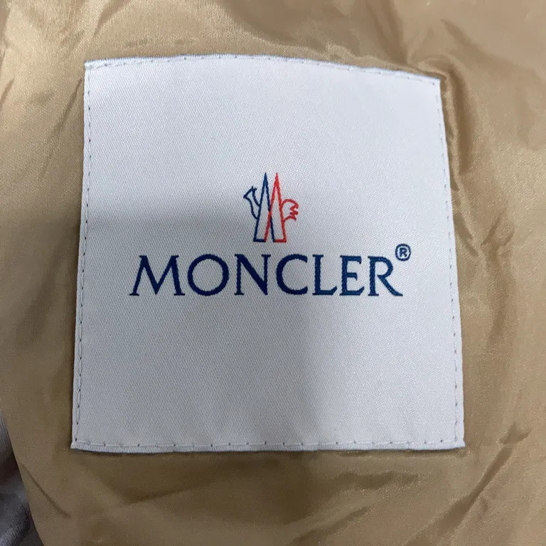 MONCLER 595YS TREBERON Field Parka Outdoor Jacket Hood Multi Camo Pink Beige S-M image 8