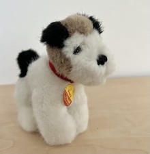 Steiff 6 Plush Animal Vintage Western Germany with Tags DOG Foxy