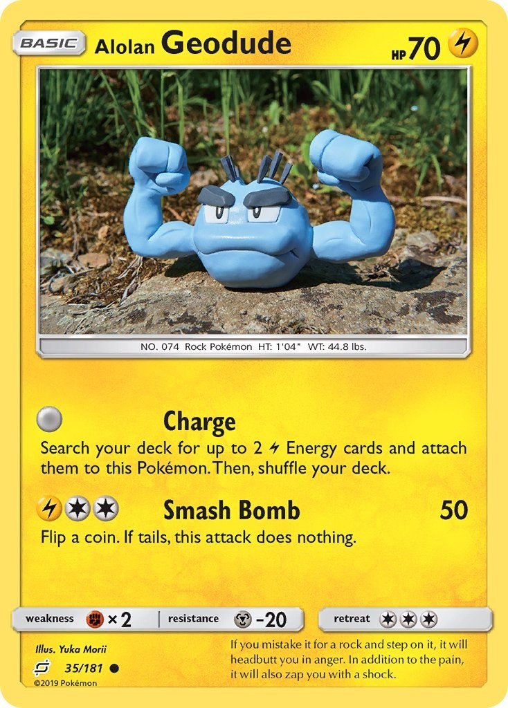 LP - Alolan Geodude (35) SM9 - 35/181 SM - Team Up