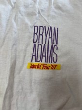 Vintage Original 1980’s Bryan Adams Concert Shirt Size M
