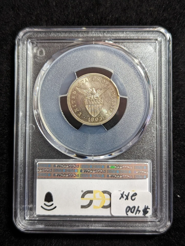 1903 5C PCGS PR62 U.S. Philippines 90217.62/47893783 - Image 4 of 4