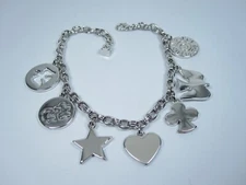 Nina Ricci Rhodium Plated Bracelet - 5274