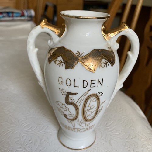 Jarrón vintage Norcrest 50 aniversario - Japón - Imagen 1 de 5