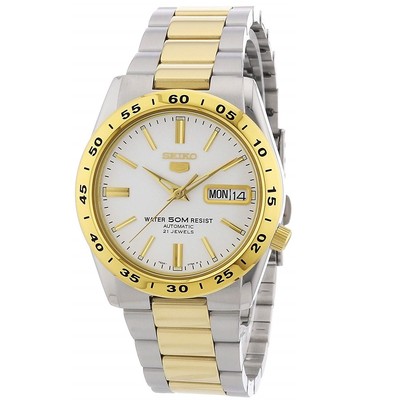 seiko 5 gold and silver