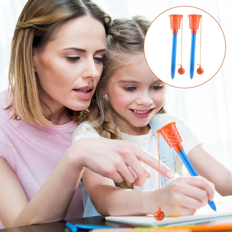 Basketball Hoop Pens,Basketball Party Favors Sports Novelty Pens with