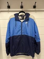 Nike Mens Colorblock Retro Navy/Pacific Blue Jacket Size Large CJ4560-480
