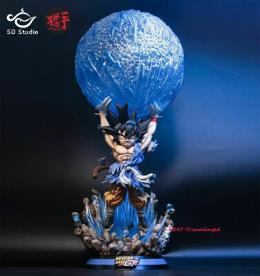 SD Studio DragonBall DBZ Child Goku GK Collector LED Resin Painted Limit Statue