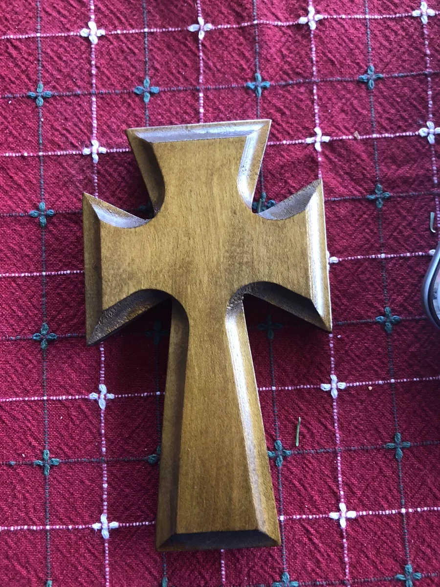 Handmade Wooden Cross 6 Inch Kairos Cross | eBay