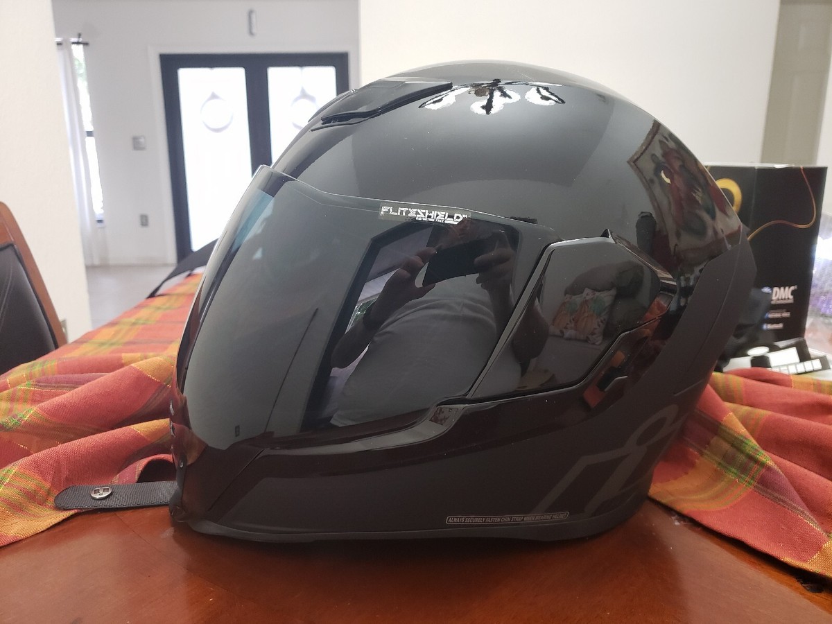 black predator motorcycle helmet Predator helmet Ghost Rider Alien Custom Motorcycle Helmet with Dreadl   Custom Airbrush Helmet