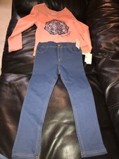 NWT LUCKY BRAND 2-piece outfit Jeans And Pink shirt boys size: Size 6