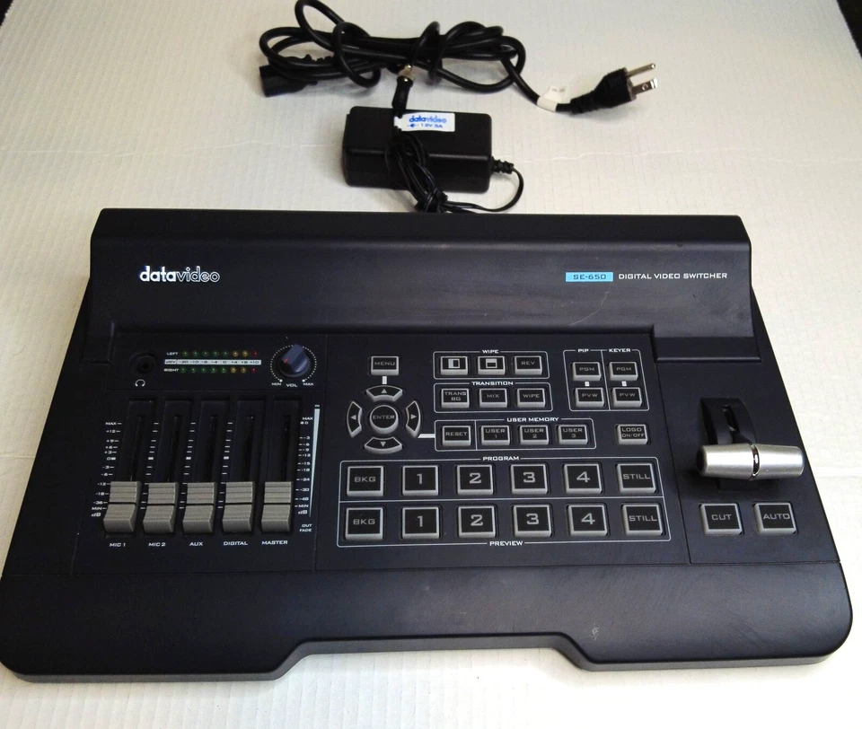 Data Video SE-650 HD 4-Ch. Production Switcher - Excellent - Free Shipping! - Image 4 of 4