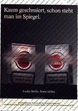 Lucky Strike Werbung Anzeige Reklame