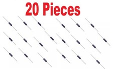 (20) Vishay / Dale 5 OHM 1% 1/4W  Metal Film military standard Controlled Temp.