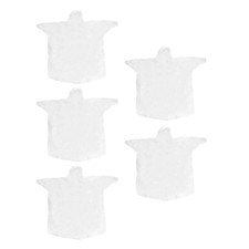 5 Pcs Outdoot Raincoat Travel Clear Ponchos For Adults Hooded