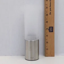 Blomus 65055 Frosted Glass Stainless Steel Candle Holder Tealight Lantern 