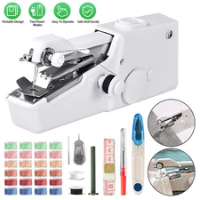 Mini Sewing Machine Portable Smart Electric Stitch Handheld Cordless Home Travel