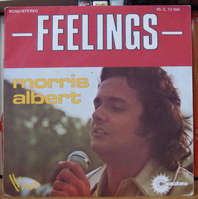 MORRIS ALBERT FEELINGS FRENCH SP DISQUES VOGUE 1975