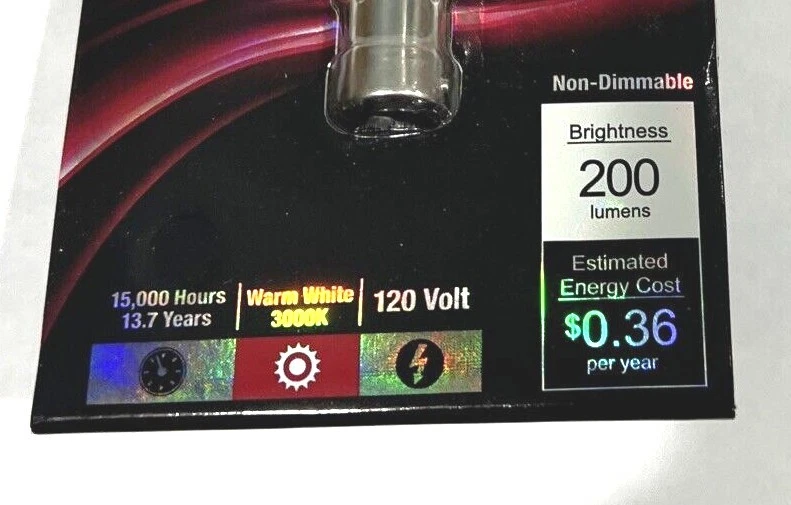 FEIT LED Bayonet Base 20 Watt Replacement BA15d Non-dimmable Warm White 3000K - Image 2 of 4