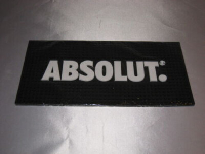 Absolut Wodka Vodka Gummi Barmatte Gläserabtropfmatte Thekenmatte